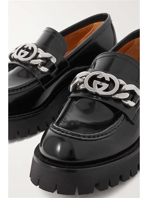 gucci jeanne platform loafers.